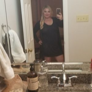 Sleeveless nightshirt with long-sleeved cover up